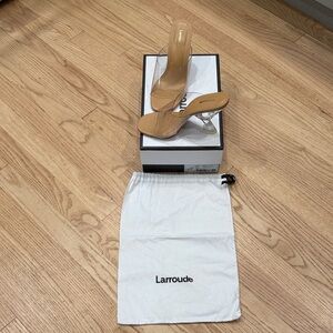 Larroude Lucite Sandals Madonna